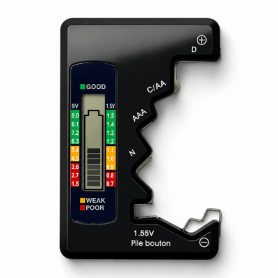 LCD Household Battery Tester Checker, Digital Battery Tester