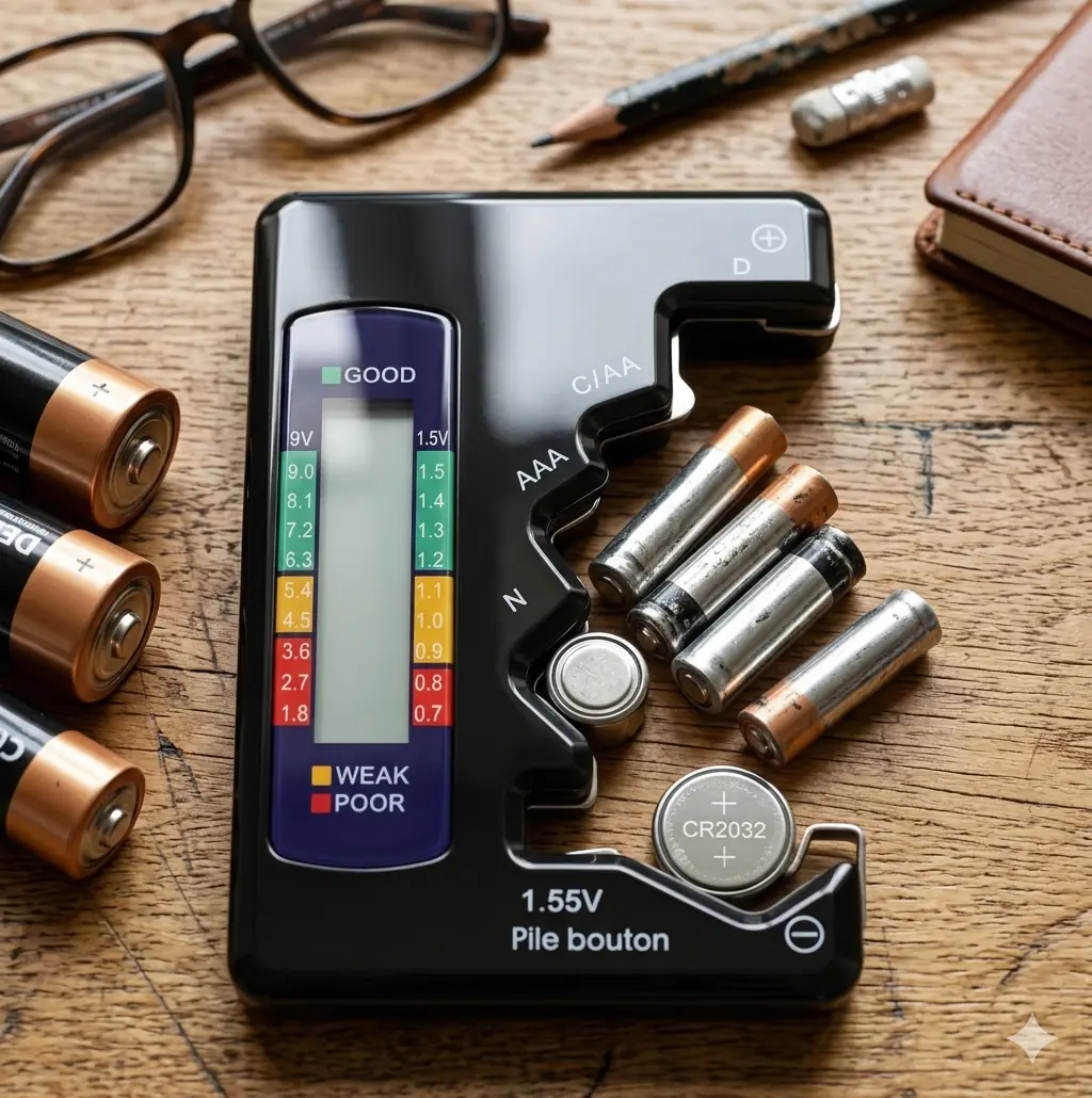 LCD Household Battery Tester Checker, Digital Battery Tester - Image 3