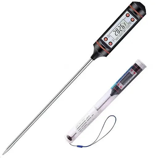 EVRU® Cooking Thermometer, Meat Food Thermometer, Auto Off LCD Screen