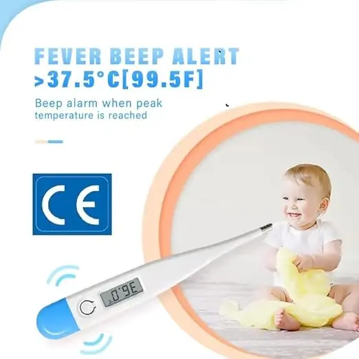 Digital Thermometer for Adults & Kids, Accurate Switchable Body Temperature Thermometer - Image 6