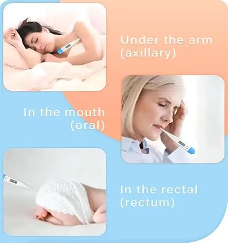 Digital Thermometer for Adults & Kids, Accurate Switchable Body Temperature Thermometer - Image 5