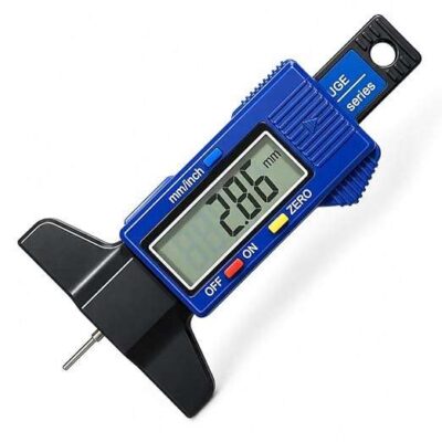 Tyre Tread Depth Gauge - 0-25.4mm/1Inch Portable Tread Depth Checker