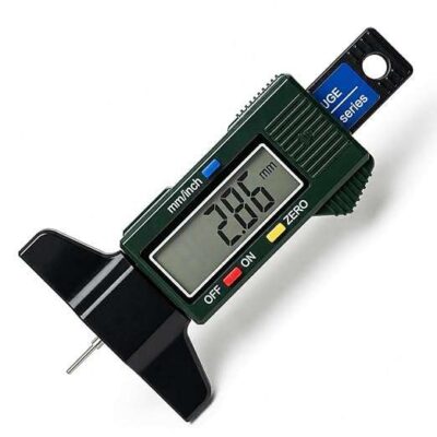 Tyre Tread Depth Gauge - 0-25.4mm/1Inch Portable Tread Depth Checker