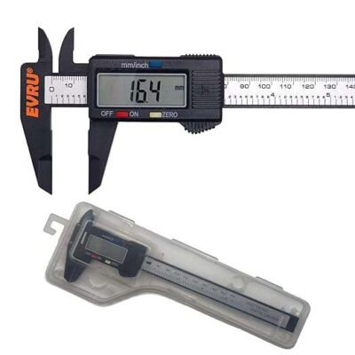 Digital Vernier Caliper, 6 Inch Electronic Micrometer Caliper With Large Screen