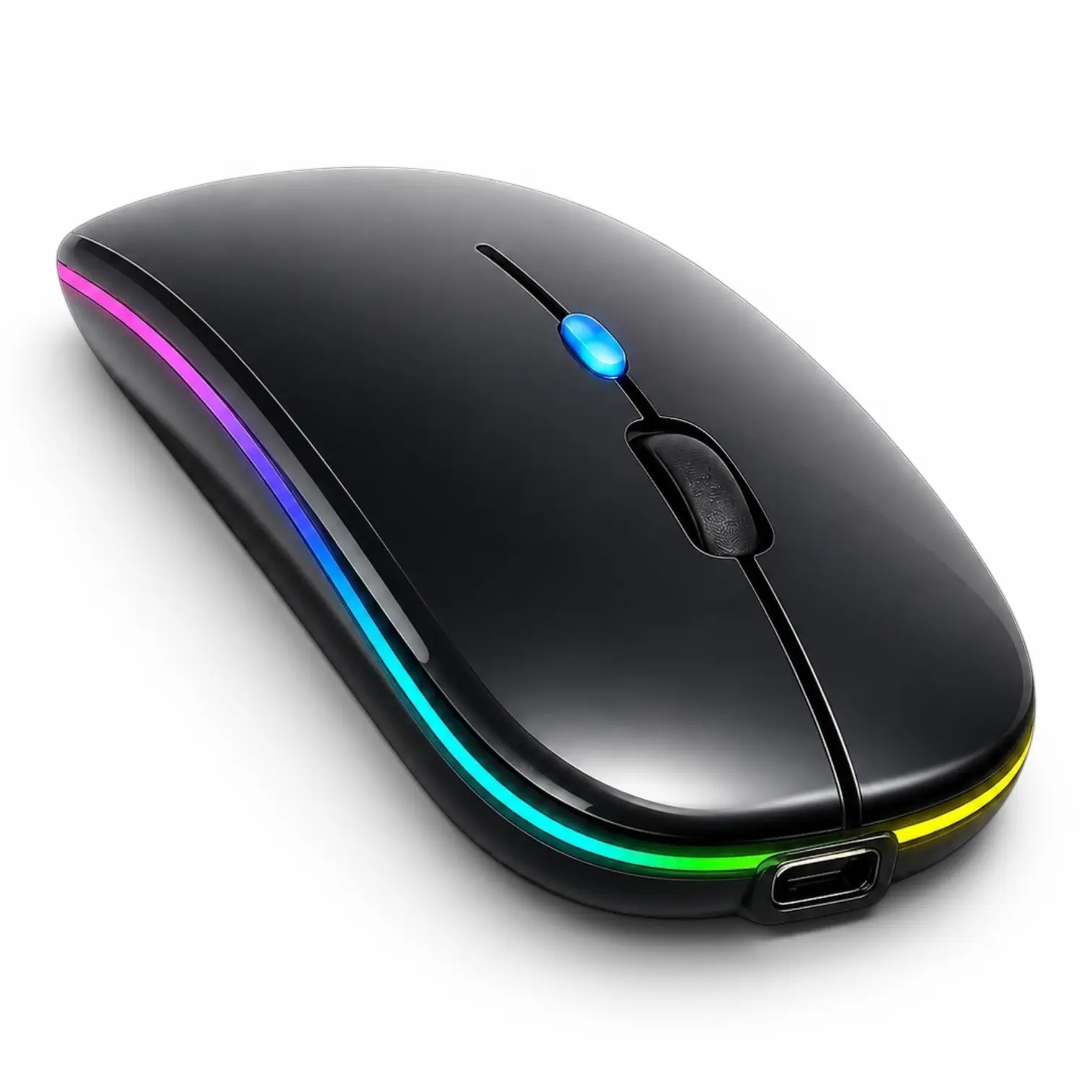EVRU® Wireless Mouse USB C, Rechargeable Laptop Mouse, Optical Design - Image 2